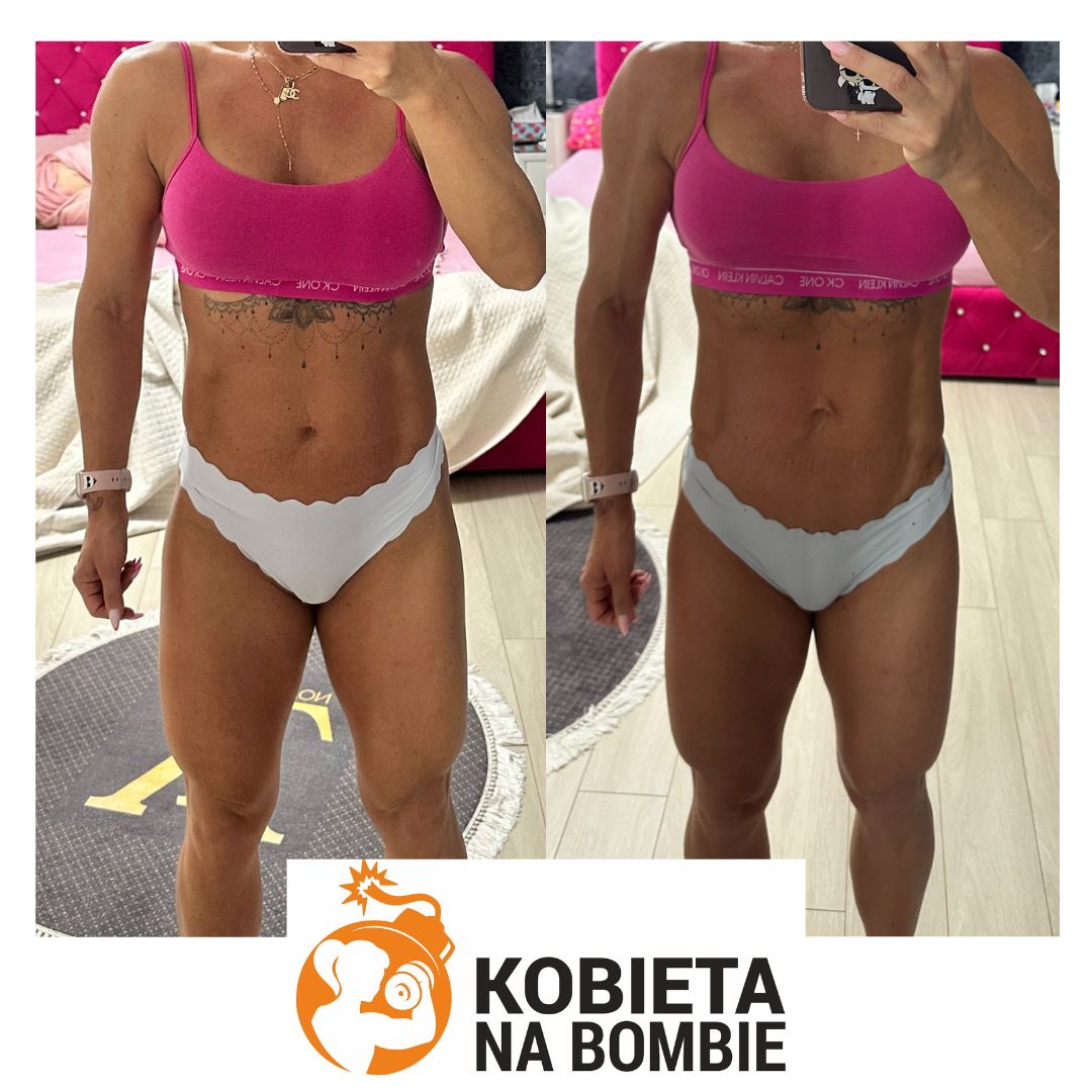 metamorfoza sylwetki kasia kobieta na bombie