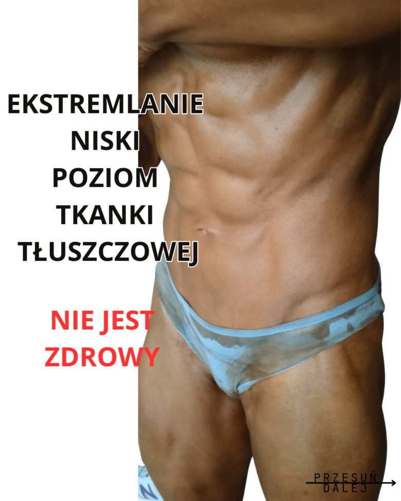Niski poziom tkanki tłuszczowej - skutki uboczne