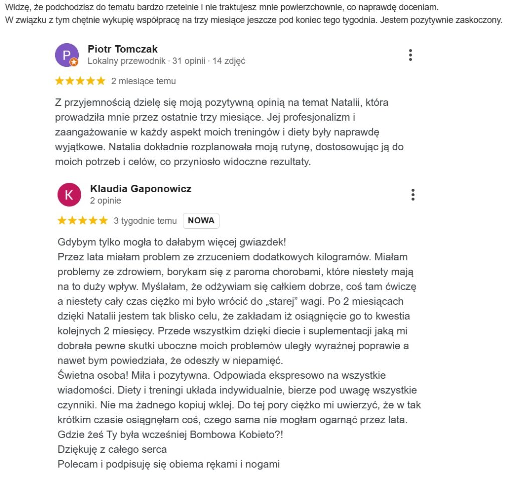 trening online czym jest opinie