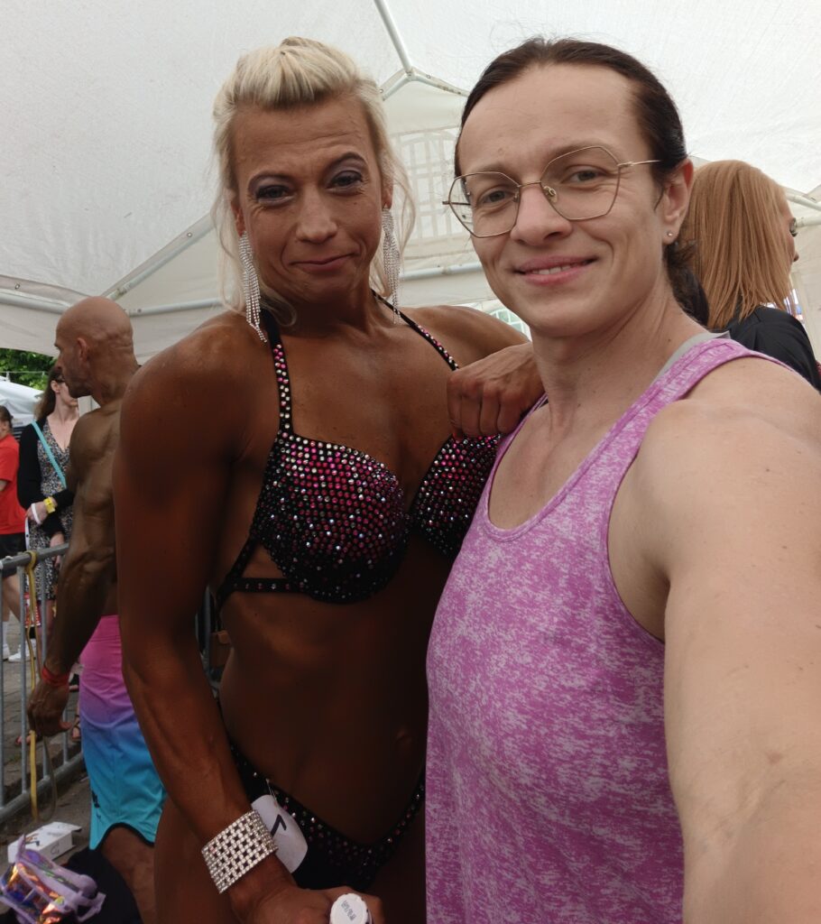 debiut w fitness