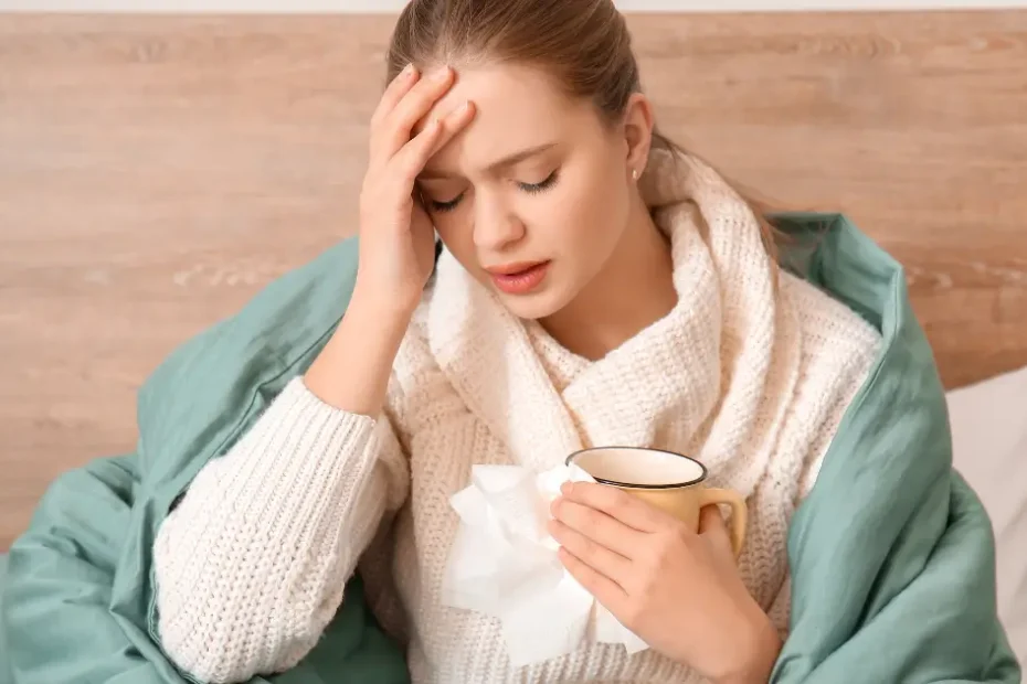 trening podczas choroby