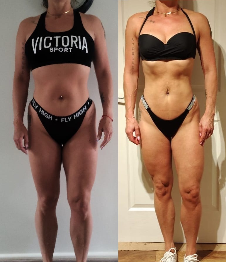 efekty prowadzenia treningowego online metamorfoza klientki